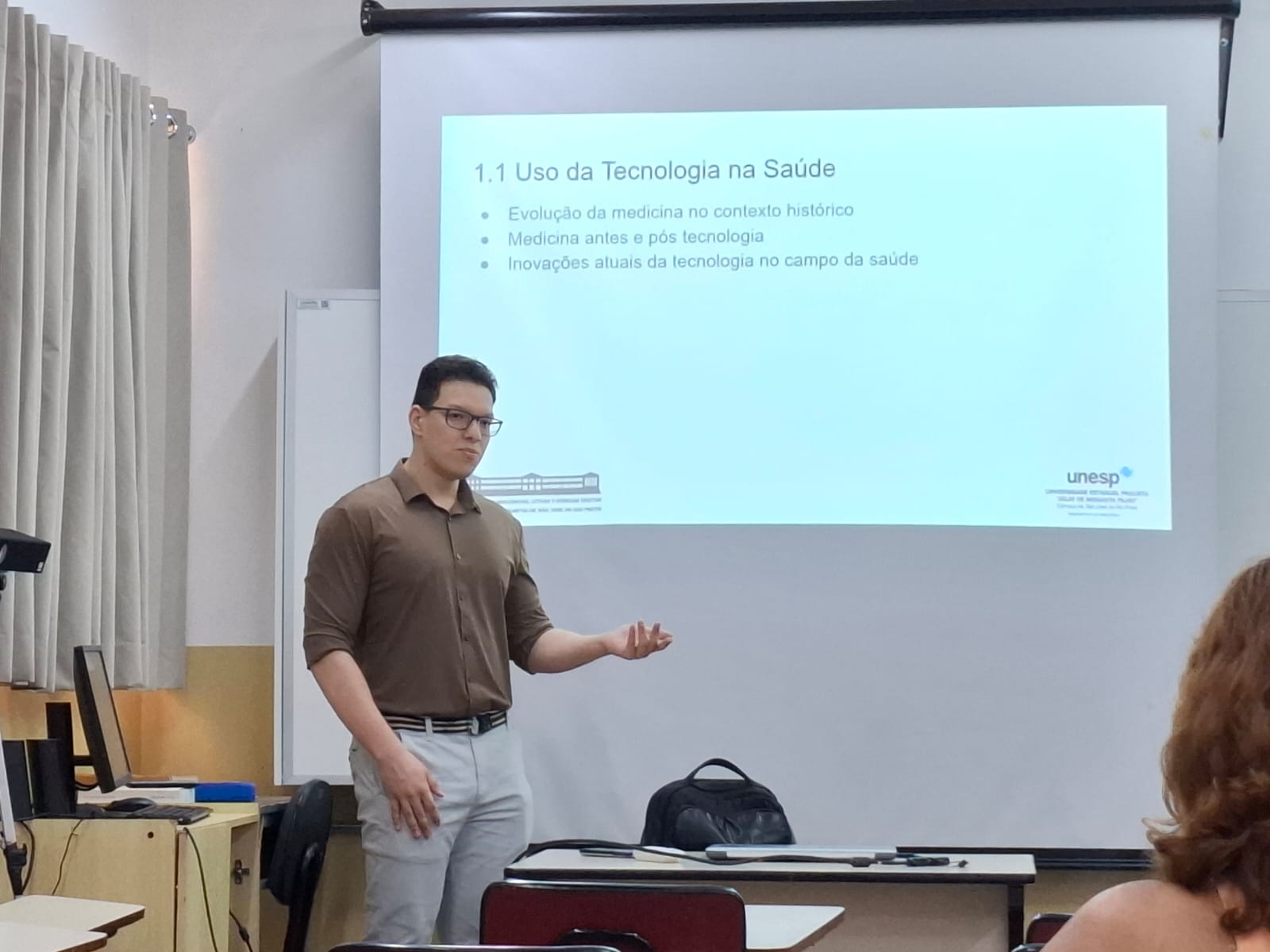 Foto 1 da notícia de título: Apresentação de Trabalho de Conclusão de Curso do aluno Jardel Brandão dos Santos, no portal do Grupo de Banco de Dados (GBD) - UNESP/IBILCE - São José do Rio Preto