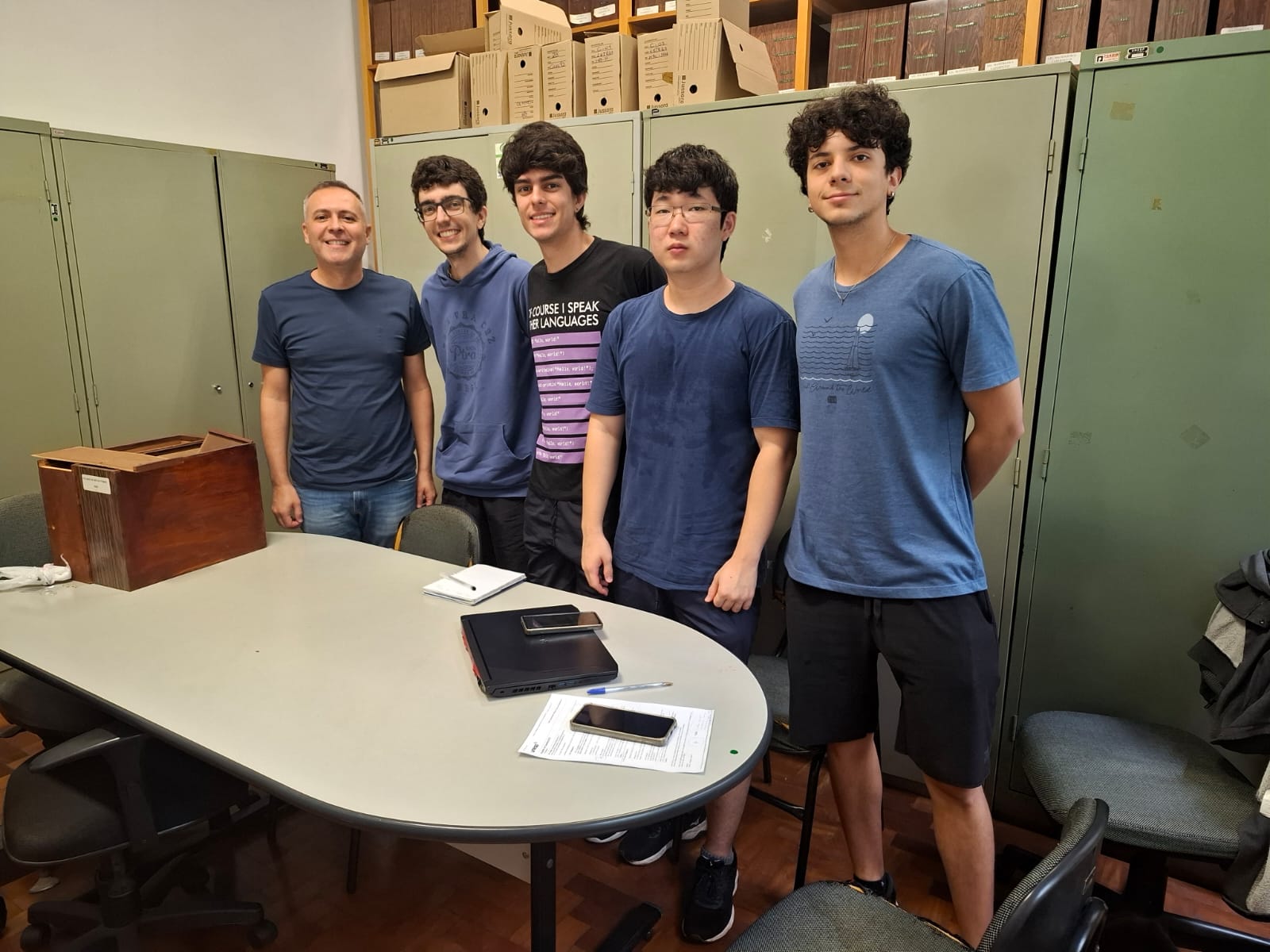 Foto 1 da notícia de título: Reunião com a equipe da STG sobre o Sistema de Controle de Convênios, no portal do Grupo de Banco de Dados (GBD) - UNESP/IBILCE - São José do Rio Preto