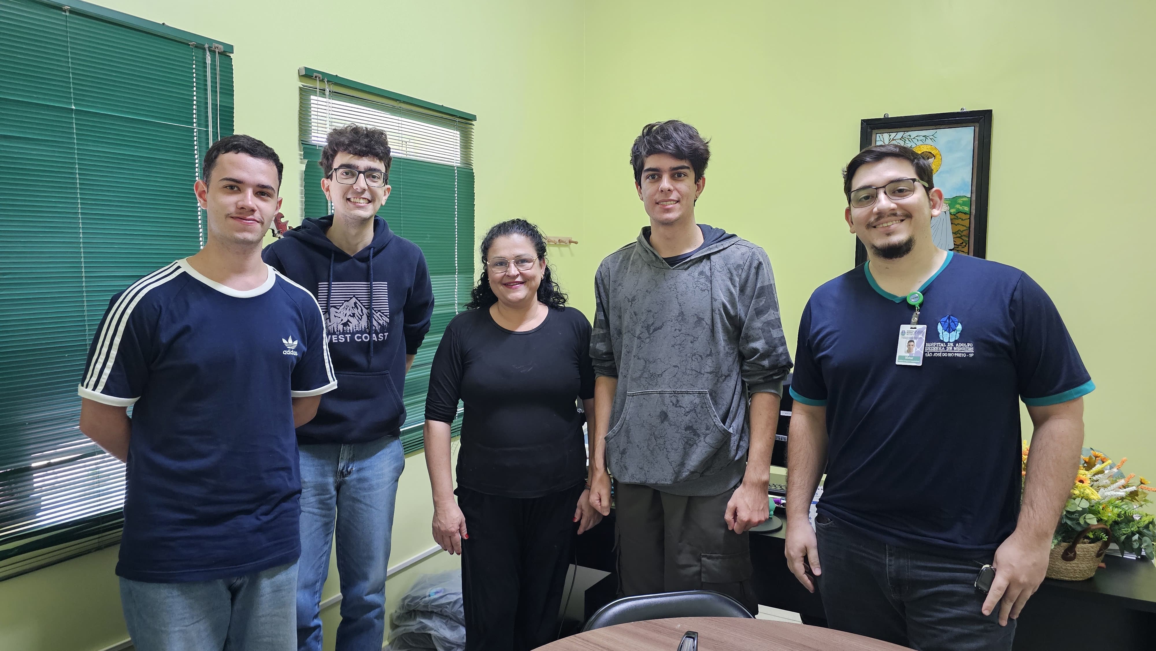 Foto 1 da notícia de título: Reunião para o planejamento do módulo do faturamento do GEP, no portal do Grupo de Banco de Dados (GBD) - UNESP/IBILCE - São José do Rio Preto